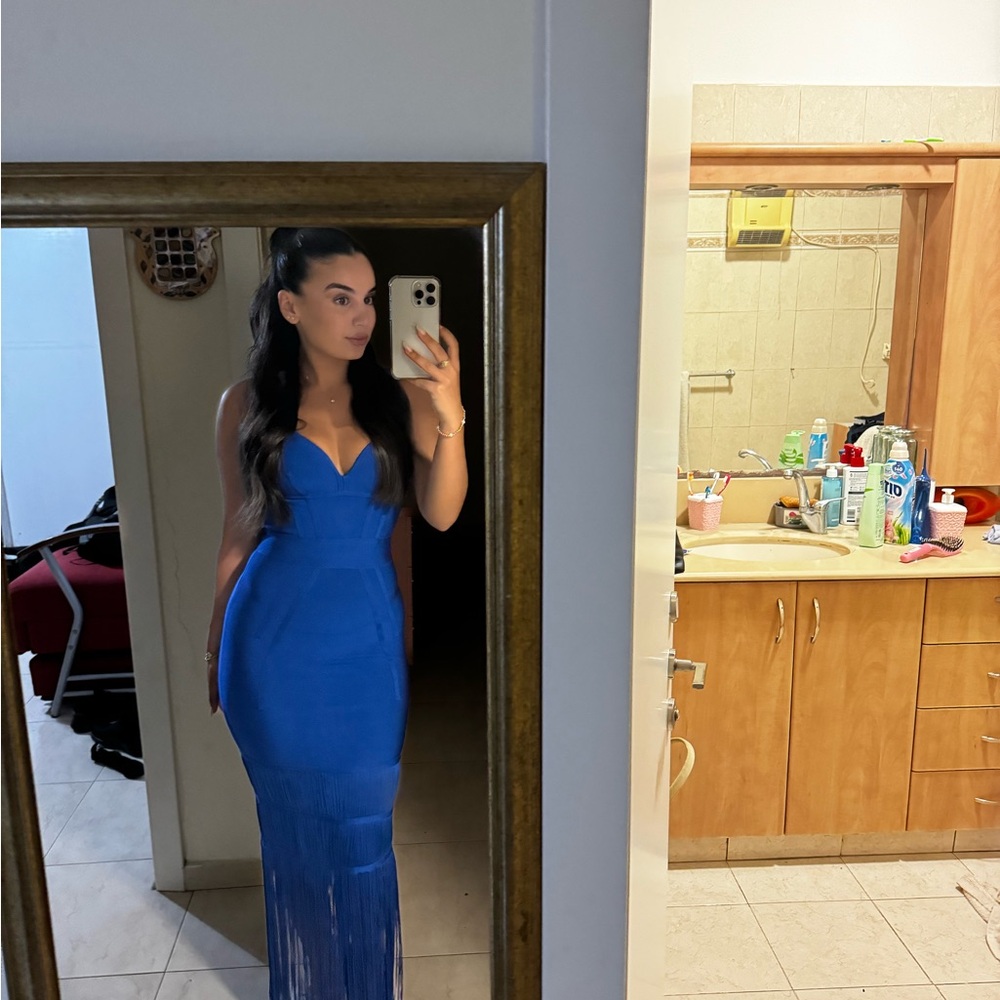 Elegant Blue Evening Gown